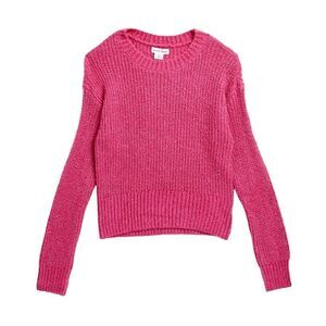 Melrose and Market Sparkle Sweater in Pink Cyclamen